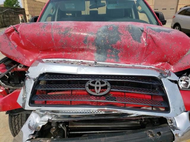5TBRV54127S456039 - 2007 TOYOTA TUNDRA DOUBLE CAB SR5 RED photo 11