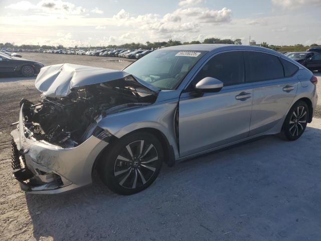 19XFL1H73RE004153 - 2024 HONDA CIVIC EXL SILVER photo 1