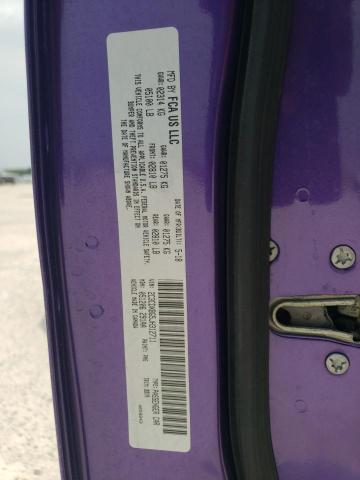 2C3CDXBG5JH312711 - 2018 DODGE CHARGER SXT PURPLE photo 12