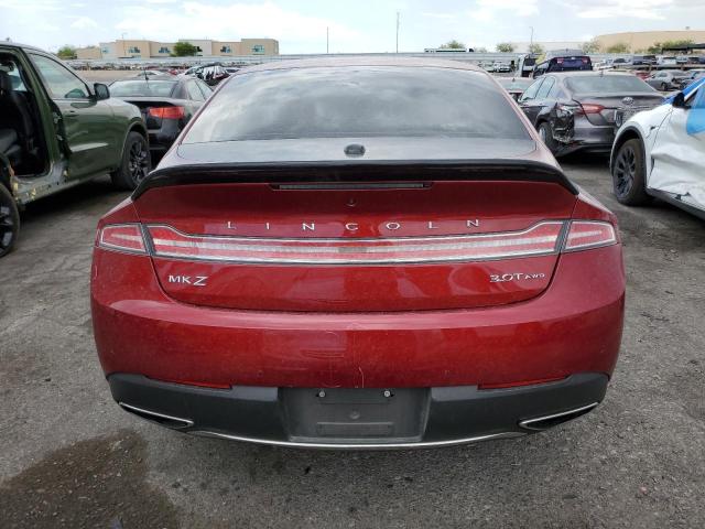 3LN6L5FC1HR657302 - 2017 LINCOLN MKZ RESERVE მუქწითელი ფოტო 6