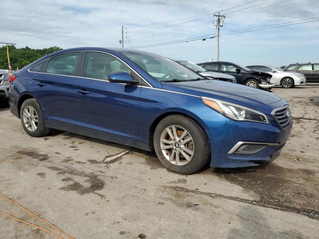 5NPE24AFXHH505651 - 2017 HYUNDAI SONATA SE BLUE photo 4