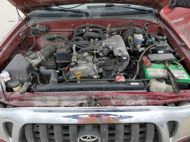 5TEGM92N51Z767599 - 2001 TOYOTA TACOMA DOUBLE CAB PRERUNNER RED photo 11