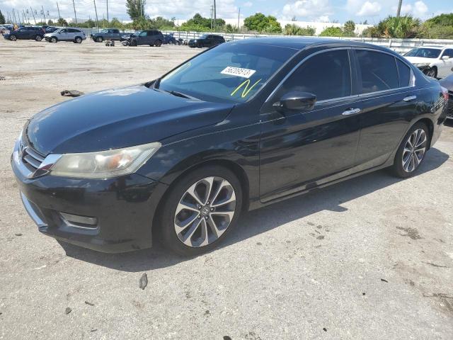 1HGCR2F54FA135892 - 2015 HONDA ACCORD SPORT BLACK photo 1