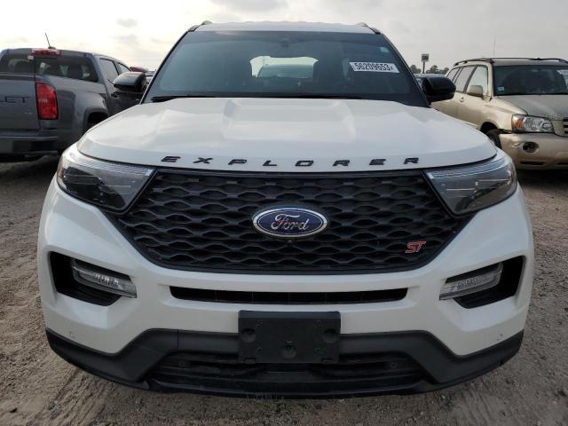 1FM5K8GCXLGA52712 - 2020 FORD EXPLORER ST WHITE photo 5