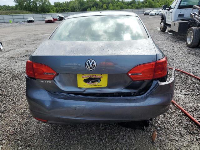 3VW2K7AJ1DM224669 - 2013 VOLKSWAGEN JETTA BASE 灰色 照片 6