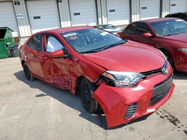 5YFBURHE9GP536026 - 2016 TOYOTA COROLLA L RED photo 4