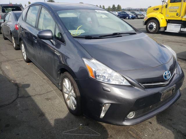 JTDZN3EU5D3225783 - 2013 TOYOTA PRIUS V GRAY photo 1