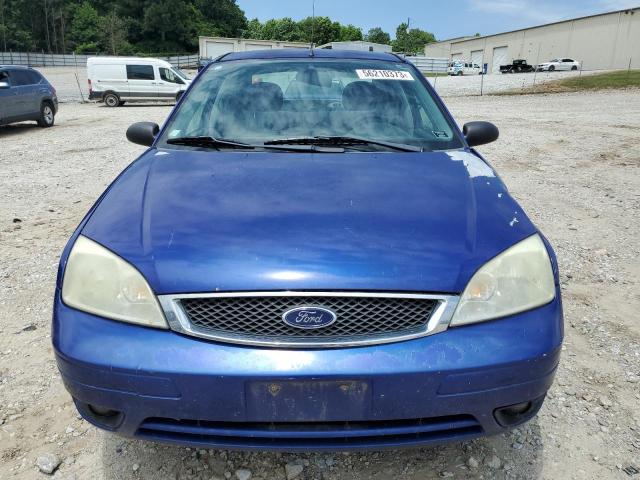 1FAHP34N46W215916 - 2006 FORD FOCUS ZX4 BLUE photo 5