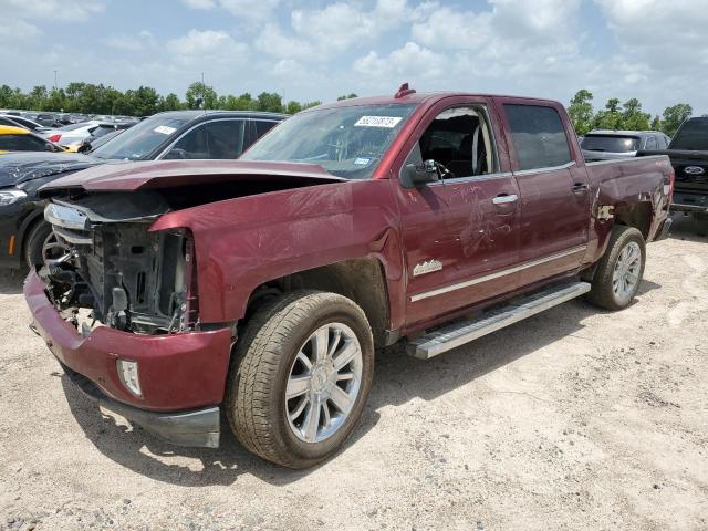 3GCUKTEC0HG203641 - 2017 CHEVROLET SILVERADO K1500 HIGH COUNTRY BURGUNDY photo 1