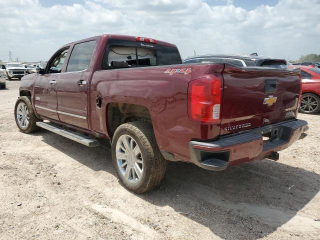 3GCUKTEC0HG203641 - 2017 CHEVROLET SILVERADO K1500 HIGH COUNTRY BURGUNDY photo 2