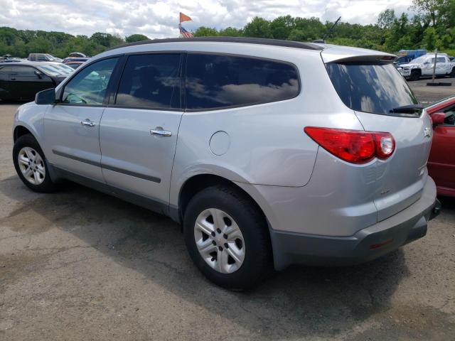 1GNKVFEDXCJ232393 - 2012 CHEVROLET TRAVERSE LS SILVER photo 2