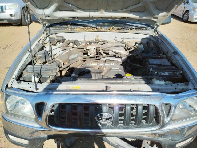 5TESN92NX2Z098030 - 2002 TOYOTA TACOMA XTRACAB PRERUNNER ვერცხლისფერი ფოტო 11