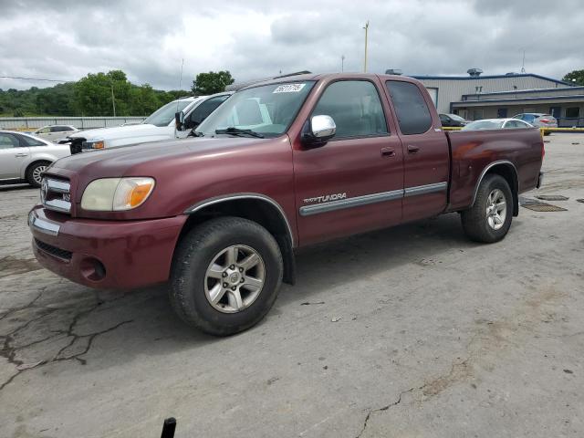 5TBRT34196S481092 - 2006 TOYOTA TUNDRA ACCESS CAB SR5 BURGUNDY photo 1