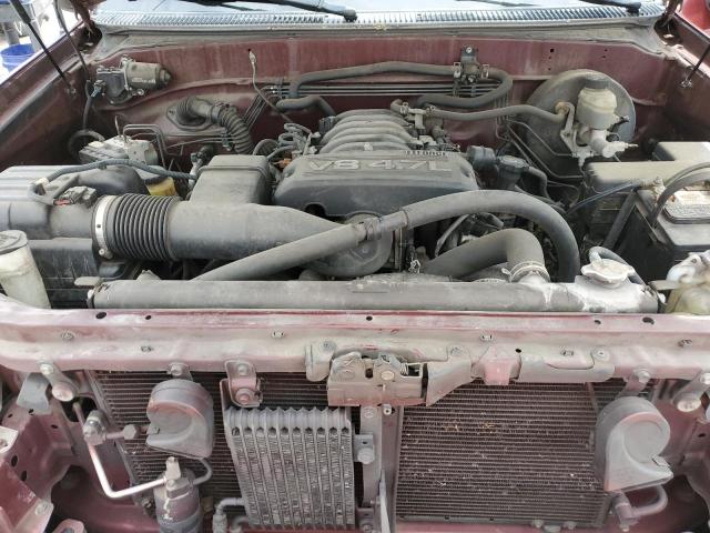 5TBRT34196S481092 - 2006 TOYOTA TUNDRA ACCESS CAB SR5 BURGUNDY photo 11