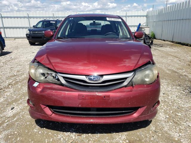 JF1GE6C67BH504171 - 2011 SUBARU IMPREZA 2.5I RED photo 5