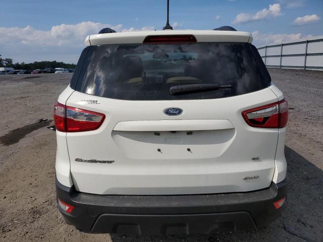 MAJ6P1UL2JC248353 - 2018 FORD ECOSPORT SE WHITE photo 6