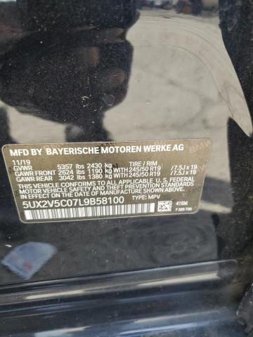 5UX2V5C07L9B58100 - 2020 BMW X4 XDRIVEM40I BLACK photo 13