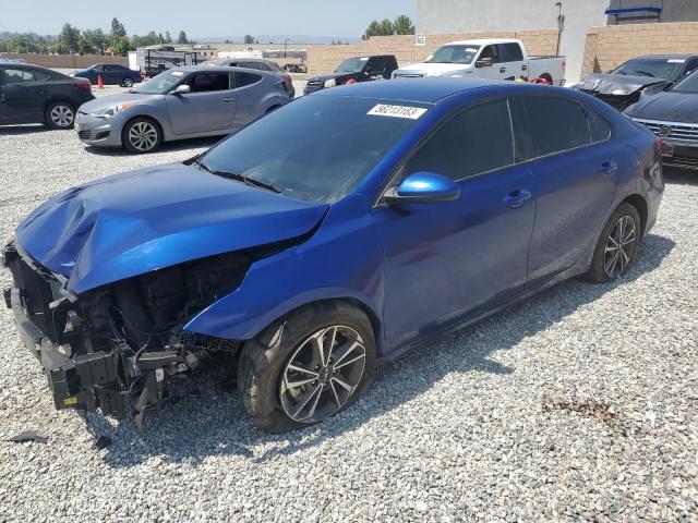 3KPF24ADXNE435216 - 2022 KIA FORTE FE BLUE photo 1