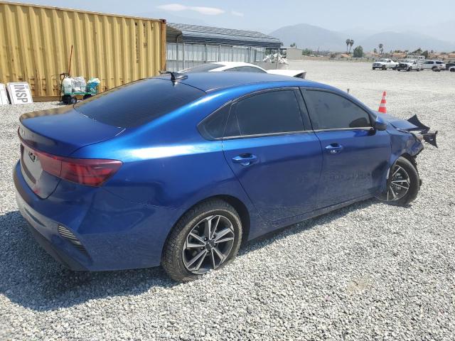 3KPF24ADXNE435216 - 2022 KIA FORTE FE BLUE photo 3