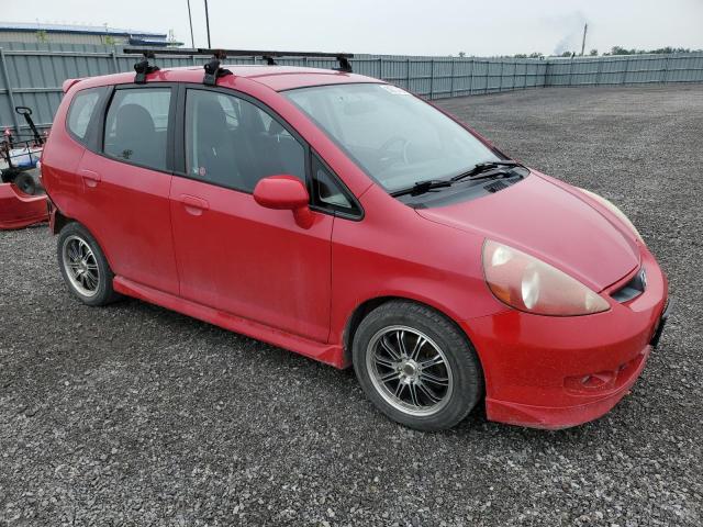 JHMGD376X8S807574 - 2008 HONDA FIT SPORT RED photo 4