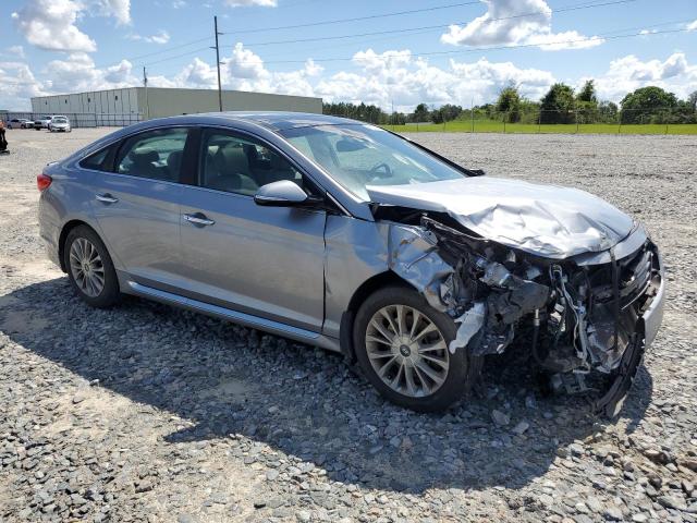 5NPE34AF0FH104202 - 2015 HYUNDAI SONATA SPORT SILVER photo 4