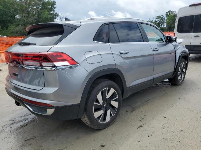 1V2WE2CA1RC237957 - 2024 VOLKSWAGEN ATLAS CROS SE Srebrny zdjęcie 3