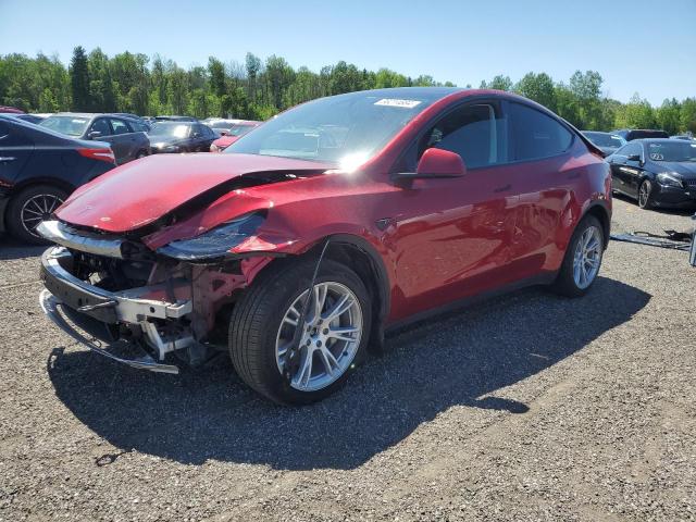 7SAYGAEE4RF021590 - 2024 TESLA MODEL Y RED photo 1