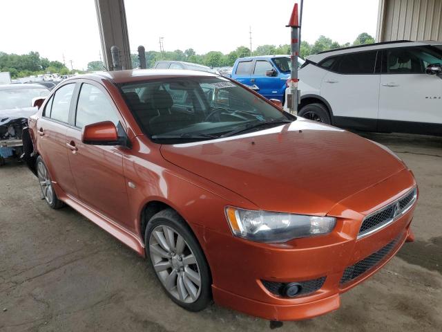 JA32U8FW4BU041605 - 2011 MITSUBISHI LANCER GTS ORANGE photo 4