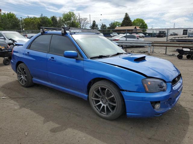 JF1GD29635G505816 - 2005 SUBARU IMPREZA WRX BLUE photo 4