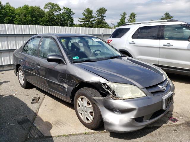 2HGES16365H562352 - 2005 HONDA CIVIC DX VP GRAY photo 4