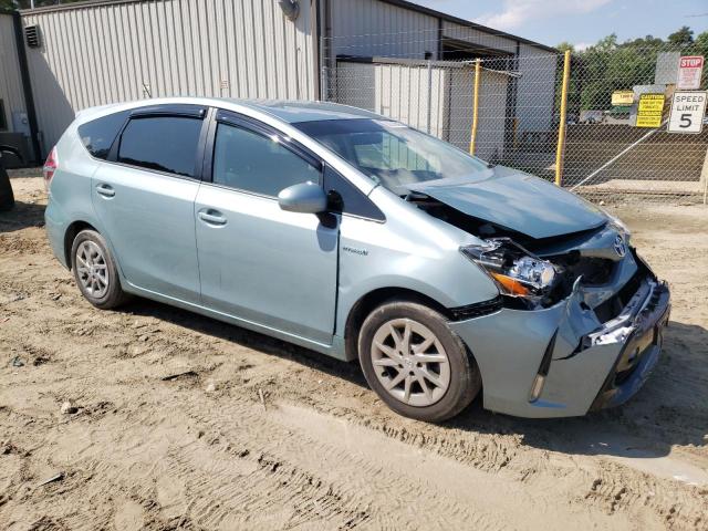 JTDZN3EU7HJ073216 - 2017 TOYOTA PRIUS V BLUE photo 4