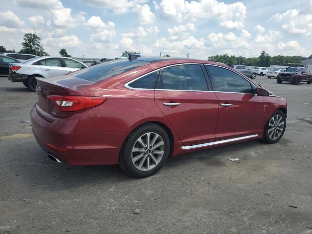 5NPE34AF5GH314862 - 2016 HYUNDAI SONATA SPORT RED photo 3