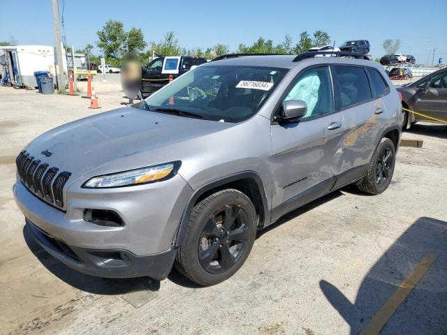 1C4PJLDB1JD591023 - 2018 JEEP CHEROKEE LIMITED SILVER photo 1