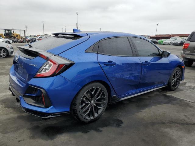 SHHFK7H48LU409923 - 2020 HONDA CIVIC SPORT 蓝色 照片 3