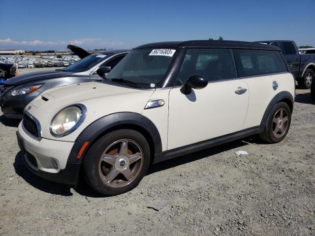 WMWMM33579TP90257 - 2009 MINI COOPER S CLUBMAN WHITE photo 1