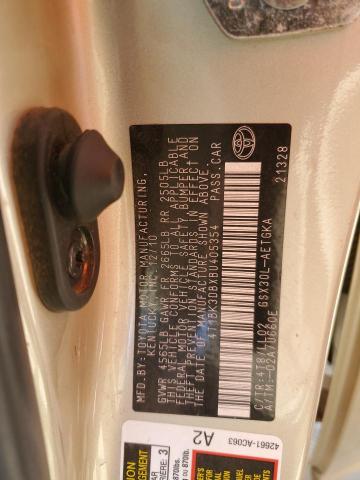 4T1BK3DBXBU405354 - 2011 TOYOTA AVALON BASE Qəhvəyi foto 12