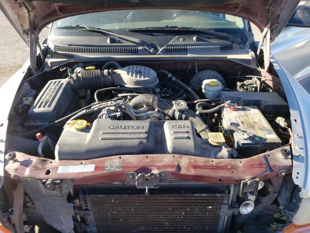 1B7GG2AZ91S108061 - 2001 DODGE DAKOTA QUAD SILVER photo 11