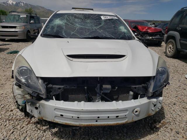 JM1BL1L37C1638272 - 2012 MAZDA SPEED 3 WHITE photo 5