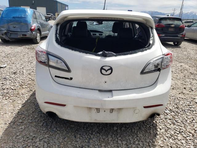 JM1BL1L37C1638272 - 2012 MAZDA SPEED 3 WHITE photo 6