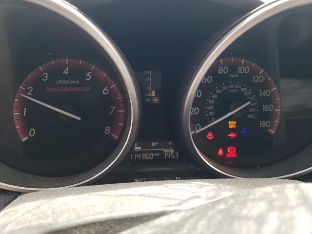 JM1BL1L37C1638272 - 2012 MAZDA SPEED 3 WHITE photo 9