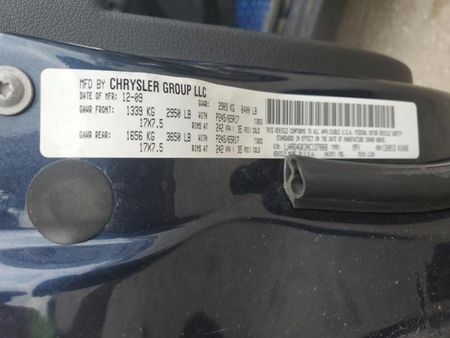 1J4RG4GK3AC127868 - 2010 JEEP COMMANDER SPORT ლურჯი ფოტო 13