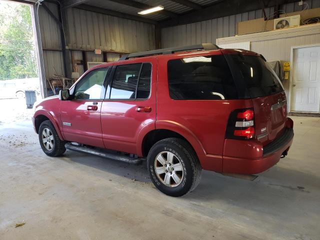 1FMEU73E77UB22041 - 2007 FORD EXPLORER XLT BURGUNDY photo 2