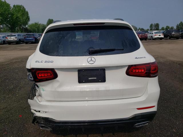 W1N0G8EB3NV383620 - 2022 MERCEDES-BENZ GLC 300 4MATIC WHITE photo 6