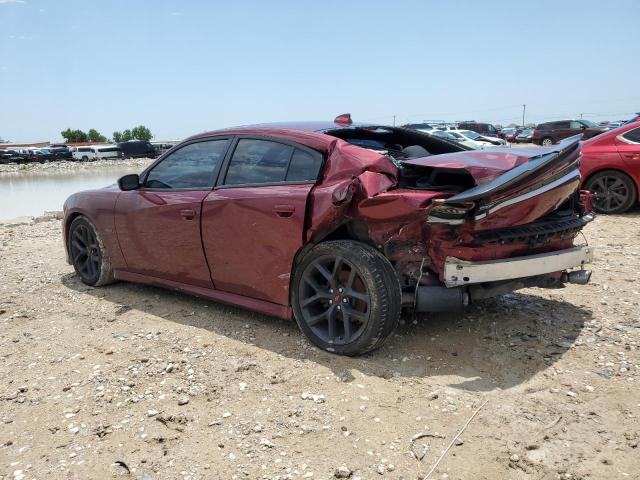 2C3CDXCT2KH607987 - 2019 DODGE CHARGER R/T BURGUNDY photo 2