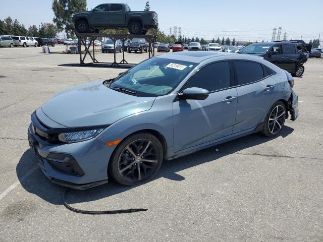 SHHFK7H96MU415510 - 2021 HONDA CIVIC SPORT TOURING GRAY photo 1