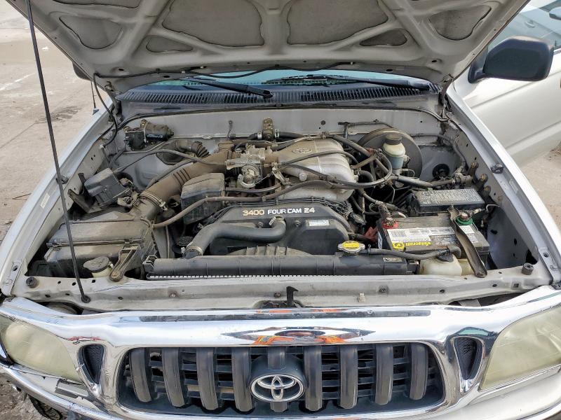 5TEGN92N62Z040664 - 2002 TOYOTA TACOMA DOUBLE CAB PRERUNNER SILVER photo 11