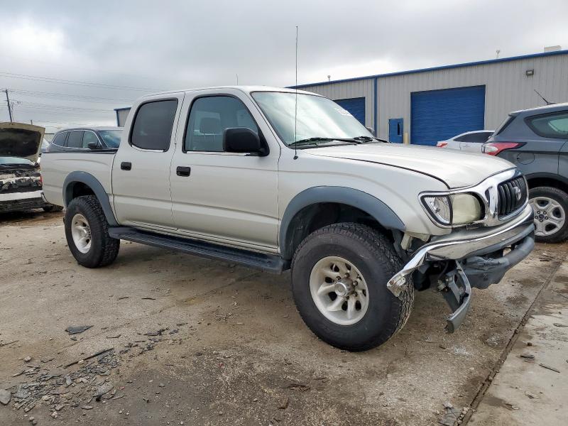 5TEGN92N62Z040664 - 2002 TOYOTA TACOMA DOUBLE CAB PRERUNNER SILVER photo 4