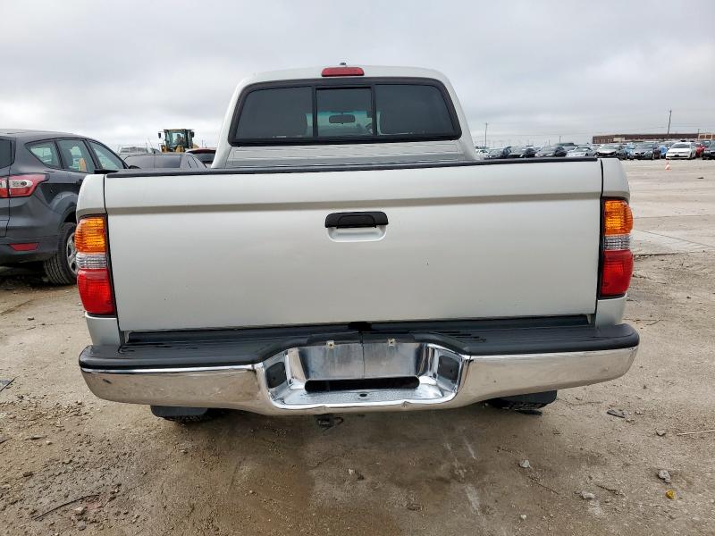 5TEGN92N62Z040664 - 2002 TOYOTA TACOMA DOUBLE CAB PRERUNNER SILVER photo 6