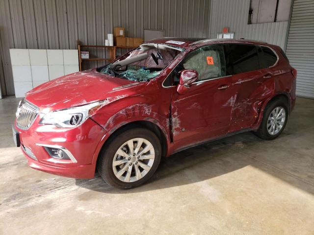 LRBFXBSAXHD001389 - 2017 BUICK ENVISION ESSENCE RED photo 1