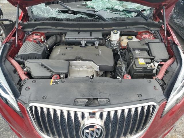 LRBFXBSAXHD001389 - 2017 BUICK ENVISION ESSENCE RED photo 11